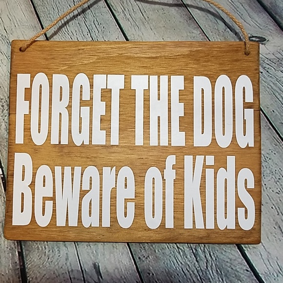 Pink Funky Monkey Other - Forget The Dog Sign